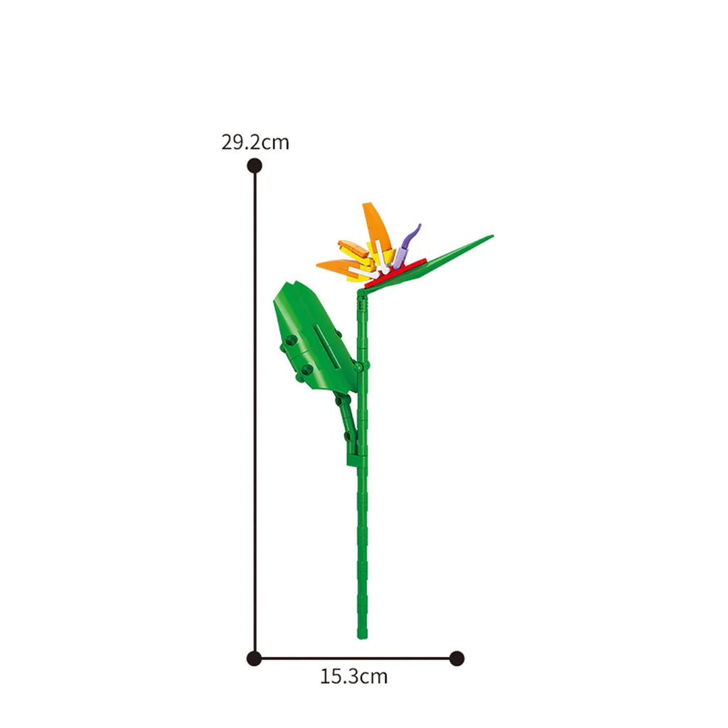 Eternal Block Flower Assembly Bouquet Desktop Decoration Block Flower Children's Puzzle Assembly Toy Bouquet