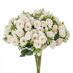 Ramo Nupcial de Rosa de Seda — Arco y Decoración DIY, 5 Colores, Boda