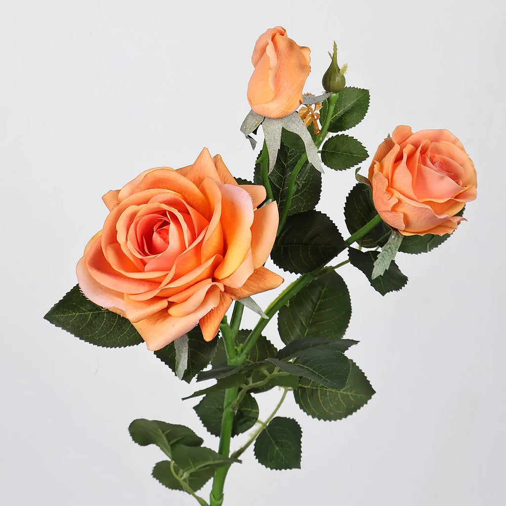 29 Inch Real Touch Rose Artificial Flowers Home Decor Wedding Arrangement Faux Floral Display Photography Prop