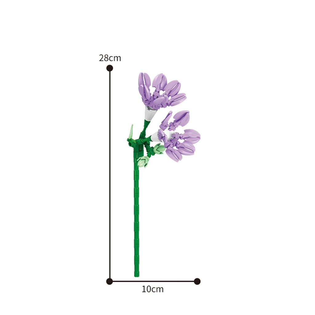 Eternal Block Flower Assembly Bouquet Desktop Decoration Block Flower Children's Puzzle Assembly Toy Bouquet