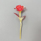 1Pcs Eternal Galaxy Rose Valentine'S Day Flower Foil Plastic Artificial Roses Romantic Mothers Day Gift Wedding Party Home Decor