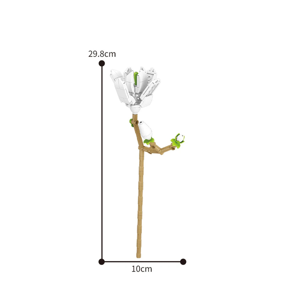 Eternal Block Flower Assembly Bouquet Desktop Decoration Block Flower Children's Puzzle Assembly Toy Bouquet