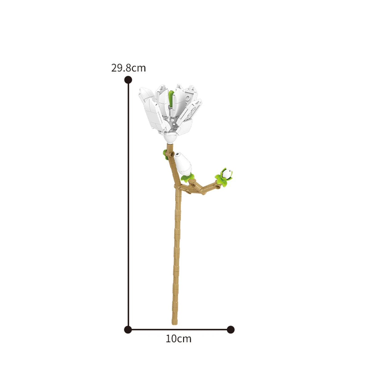 Eternal Block Flower Assembly Bouquet Desktop Decoration Block Flower Children's Puzzle Assembly Toy Bouquet