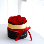 valentineRomantic Level A Eternal Rose in Box Gifts Wife Real Rose Preserved Flower Gift Set Home Decor Valentines Day Wedding-C