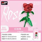 Eternal Block Flower Assembly Bouquet Desktop Decoration Block Flower Children's Puzzle Assembly Toy Bouquet