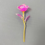 1Pcs Eternal Galaxy Rose Valentine'S Day Flower Foil Plastic Artificial Roses Romantic Mothers Day Gift Wedding Party Home Decor