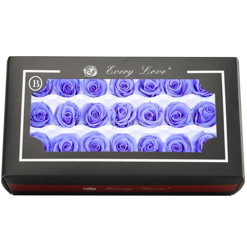 21Pcs/Box B Grade Eternal Moisturizing Roses Flowers Wedding Party Decoration Diy Valentine'S Day Mother'S Day Gift Box Cheap