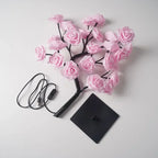 Árbol de Rosas con Luz USB — Decoración Romántica Hogar, Recámara y Bodas