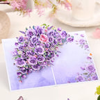 Rose-like flower-like card