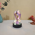 Valentine's Day Gift Eternal Rose LED Light Send Girlfriend Soap Flower Acrylic Set Transparent Rose Holiday Party Gift
