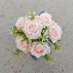 YO CHO Artificial Silk Rose Flower  6 Heads  Home Decoration  Wedding Party Aritificial Rose Flower