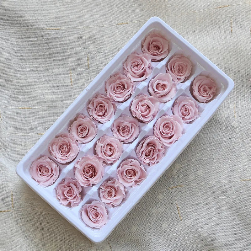 21Pcs/Box B Grade Eternal Moisturizing Roses Flowers Wedding Party Decoration Diy Valentine'S Day Mother'S Day Gift Box Cheap