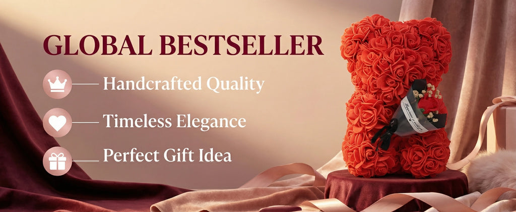 2026 Eternal Rose Teddy Bear Artificial Flower Gift for Mom - Mother's Day Birthday Valentine's Day Anniversary Home Decor