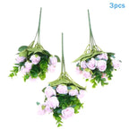Artificial Silk Rose Bouquet - Add Timeless Beauty to Your Wedding, Home or Holiday Decor with These Lifelike Fake Roses