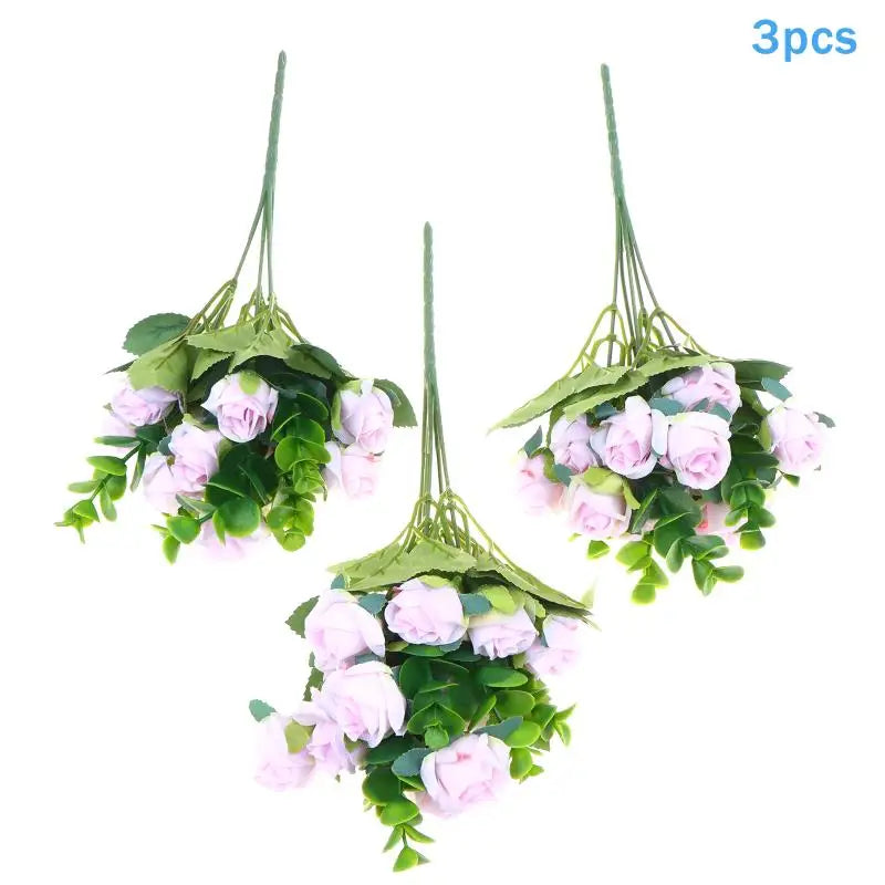 Artificial Silk Rose Bouquet - Add Timeless Beauty to Your Wedding, Home or Holiday Decor with These Lifelike Fake Roses