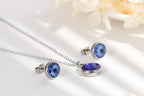 Perserved Real Blue Rose with necklace Eternal Flowers Gift for Her Wife Girlfriend Mom Grandma Birthday anniversary present