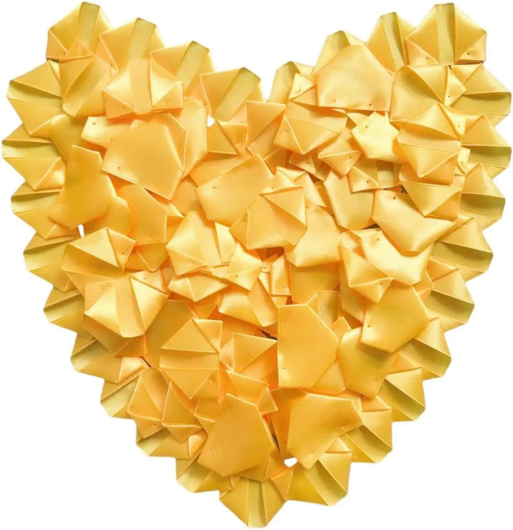 Yannew 300pcs Premade Handcrafted Silk Rose Petals for DIY Eternal Rose Flowers Bouquets with Stem Leaf Birthday Gifts for Women