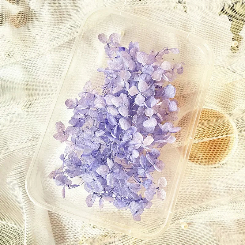 Dried flower eternal petal material cart hanging flower wreath embroidered ball decoration handmade eternal flower bag