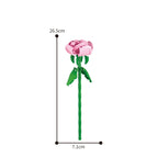 Eternal Block Flower Assembly Bouquet Desktop Decoration Block Flower Children's Puzzle Assembly Toy Bouquet