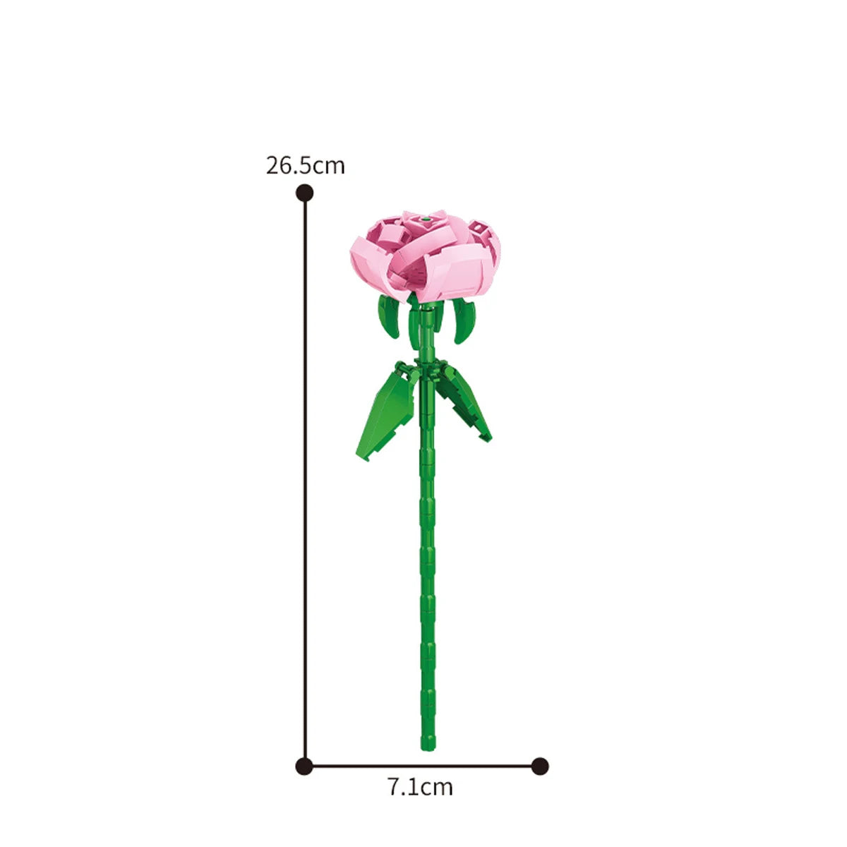 Eternal Block Flower Assembly Bouquet Desktop Decoration Block Flower Children's Puzzle Assembly Toy Bouquet