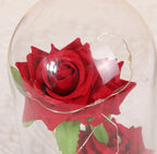 LED Artificial Flower Eternal Rose Ornaments Valentines Day Gifts Simulation Rose Flowers Wedding Party Decor Christmas Gifts