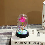 15/20CM Rose Artificial Flowers LED Gift for Girlfriend Eternal Rose Light Foil Fake Flower Wedding Home Room Decor DIY Ornament
