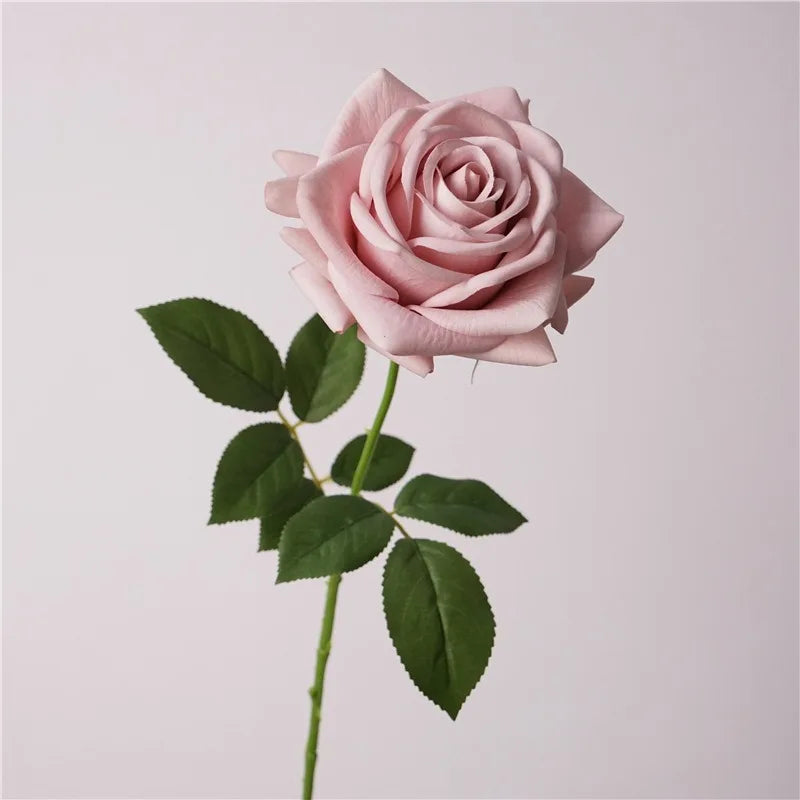 Rosa Turca Real Touch — Ramo de 4 Tallos, 9 Colores, Bodas y Hogar