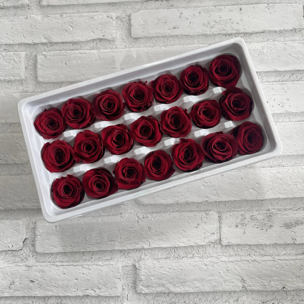 2-3cm/ A-grade Immortal Rose Preserved Flower Rose Head Handmade Flower DIY Material Gift Box Wedding Decoration Rose