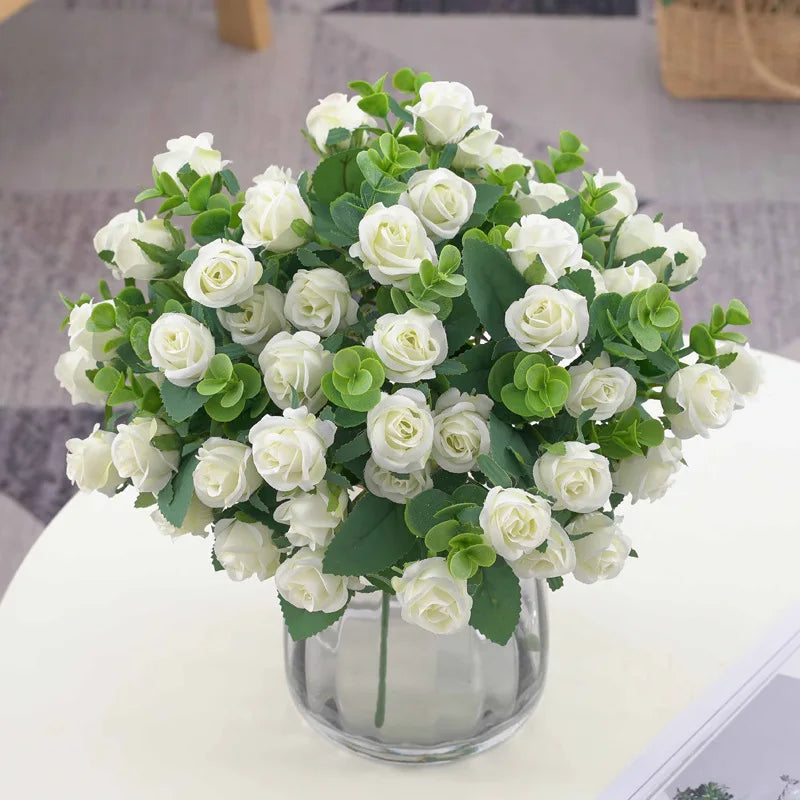 Simulated roses, Valentine's Day, bride's wedding, spring home, living room vase, outdoor garden decoration
