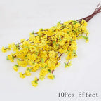 Sakura Artificial Flowers Bouquet for Garden Party Wedding Marriage Decoration Home Room Decor Fake Flowers Table Vase Ornament