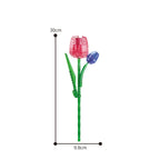 Eternal Block Flower Assembly Bouquet Desktop Decoration Block Flower Children's Puzzle Assembly Toy Bouquet