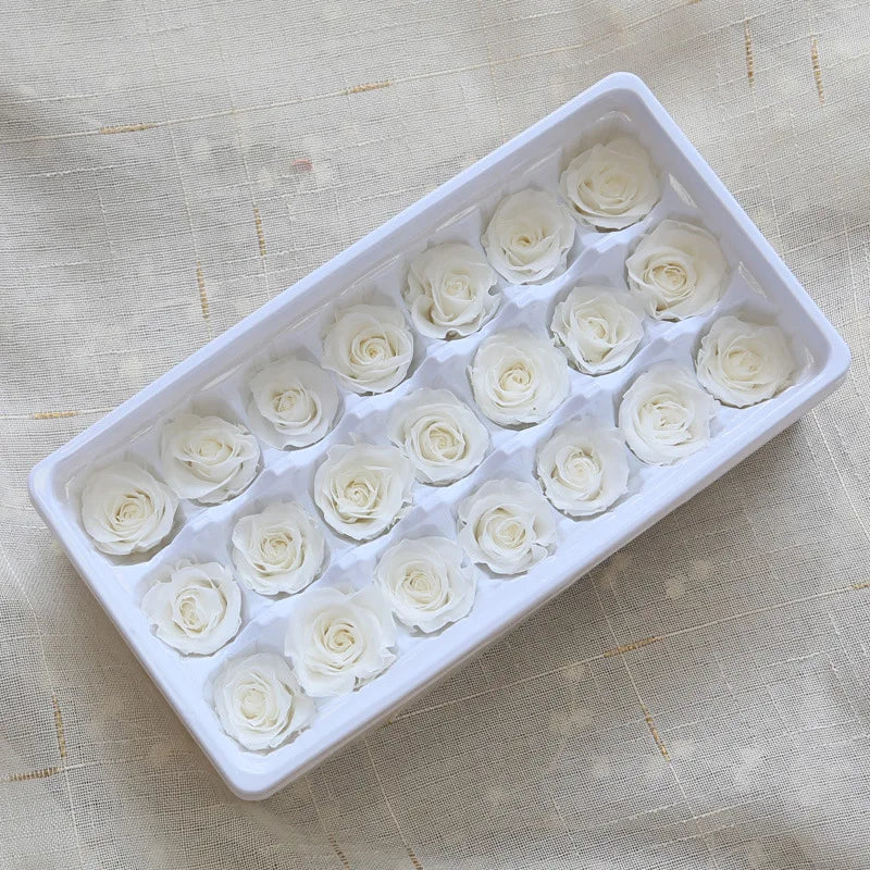 21Pcs/Box B Grade Eternal Moisturizing Roses Flowers Wedding Party Decoration Diy Valentine'S Day Mother'S Day Gift Box Cheap