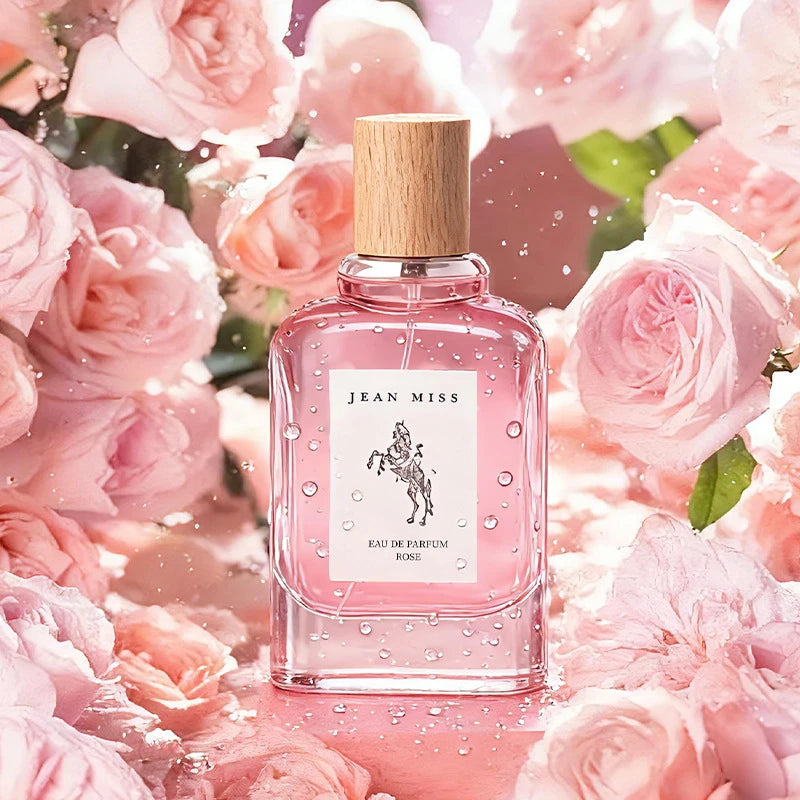 Perfume de Rosa Floral — Eau de Parfum 100ml, Fragancia Elegante y Romántica