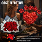 Rose Petals Semi-Finished Products, For DIY Everlasting Rose Bouquets,Wedding , Anniversaries, Birthdays, Valentine's Day