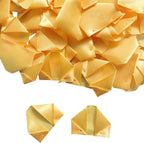 Yannew 300pcs Premade Handcrafted Silk Rose Petals for DIY Eternal Rose Flowers Bouquets with Stem Leaf Birthday Gifts for Women