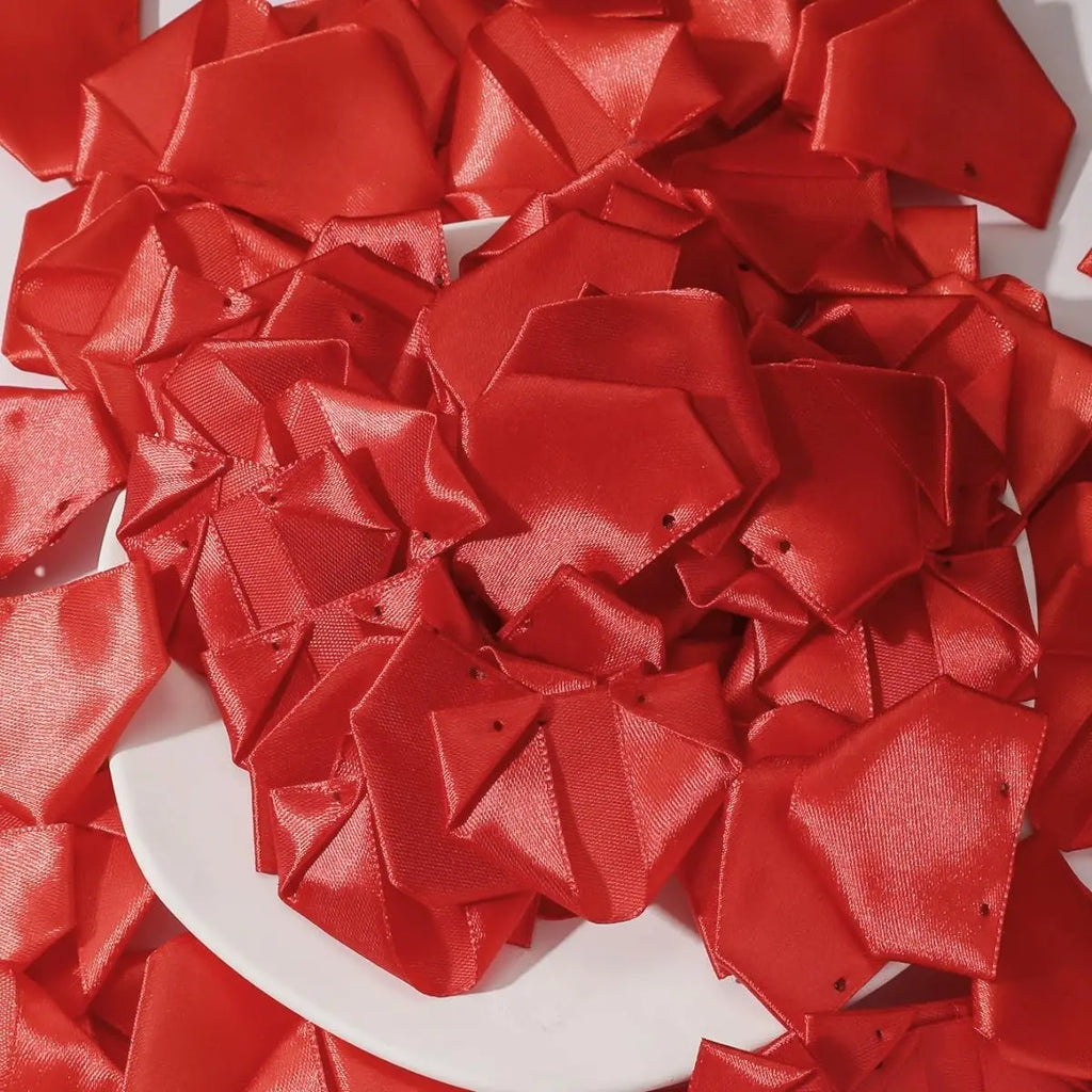 Yannew 300pcs Premade Handcrafted Silk Rose Petals for DIY Eternal Rose Flowers Bouquets with Stem Leaf Birthday Gifts for Women