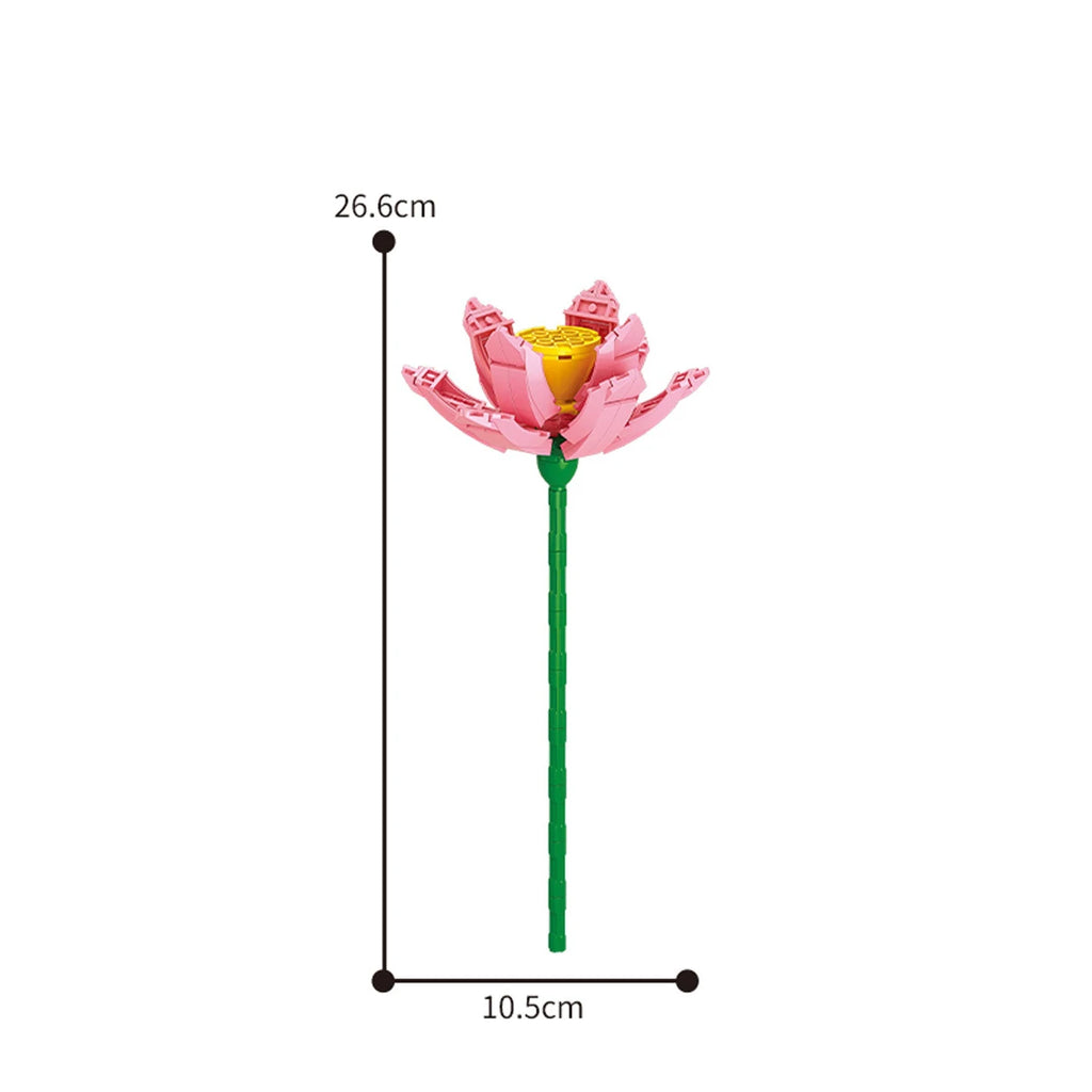 Eternal Block Flower Assembly Bouquet Desktop Decoration Block Flower Children's Puzzle Assembly Toy Bouquet