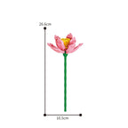 Eternal Block Flower Assembly Bouquet Desktop Decoration Block Flower Children's Puzzle Assembly Toy Bouquet