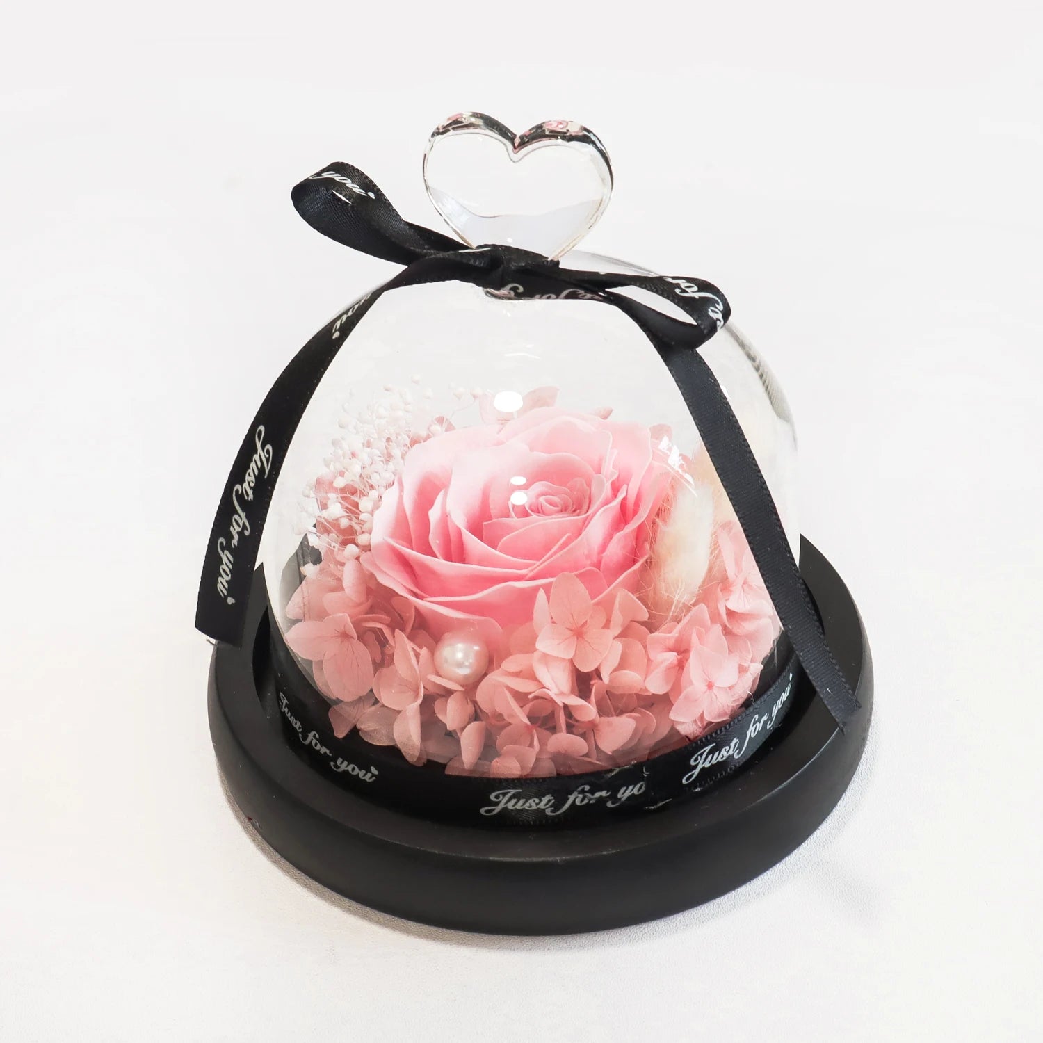 Exclusive Eternal Rose in Glass Dome Artificial Soap Rose Valentine's Day Birthday Christmas Gifts for Women Girlfriends