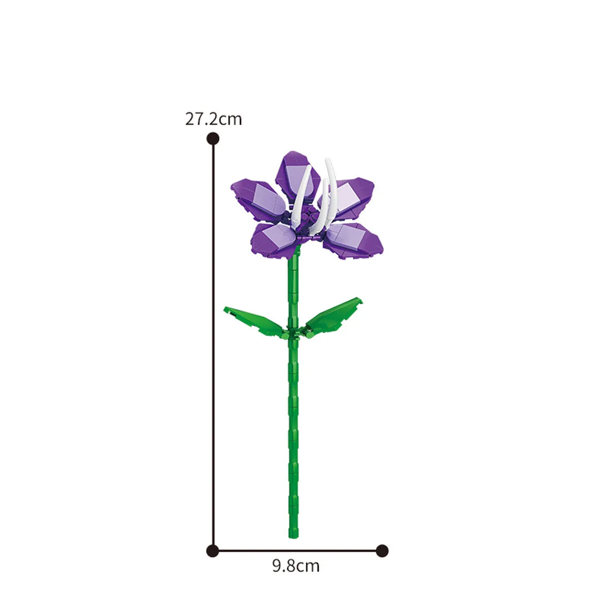 Eternal Block Flower Assembly Bouquet Desktop Decoration Block Flower Children's Puzzle Assembly Toy Bouquet