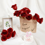 Ramo de Rosas Brillantes con Purpurina — Set 12 o 24 Rosas, San Valentín y Aniversario
