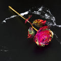 Galaxy Rose Eternal 24k Gold Foil Roses Artificial Roses New Creative Valentine'S Day Gift Beauty Flowers For Wedding Decor