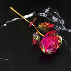 Galaxy Rose Eternal 24k Gold Foil Roses Artificial Roses New Creative Valentine'S Day Gift Beauty Flowers For Wedding Decor
