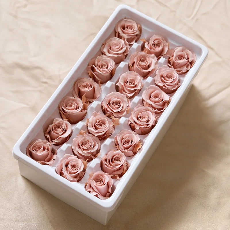 21Pcs/Box B Grade Eternal Moisturizing Roses Flowers Wedding Party Decoration Diy Valentine'S Day Mother'S Day Gift Box Cheap