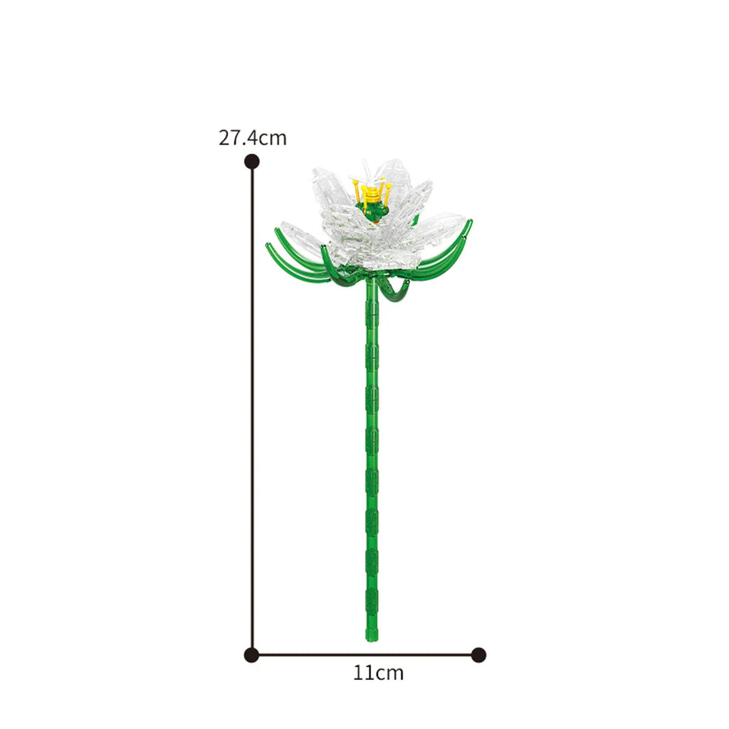 Eternal Block Flower Assembly Bouquet Desktop Decoration Block Flower Children's Puzzle Assembly Toy Bouquet