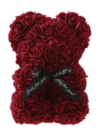 1pc 25m Artificial Flower Eternal Rose Teddy Bear for Mom Mother's Day Birthday Valentine's Day Anniversary Gifts & Decorations