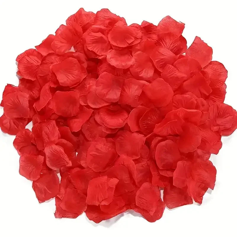 Multicolor Artificial Fake Rose Red Roses Silk Fake Flowers Petals for Valentine's Day Wedding Party Favors Romantic Decoration