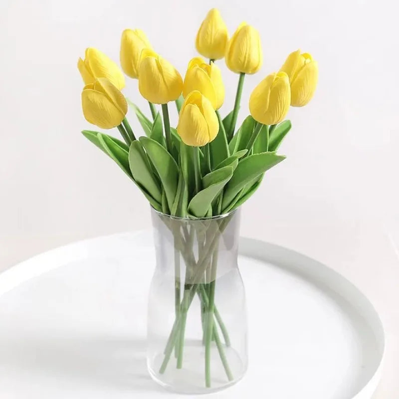 Tulipanes y Flores Eternas para Jarrón — 21 Estilos, Decoración Sala y Fotografía