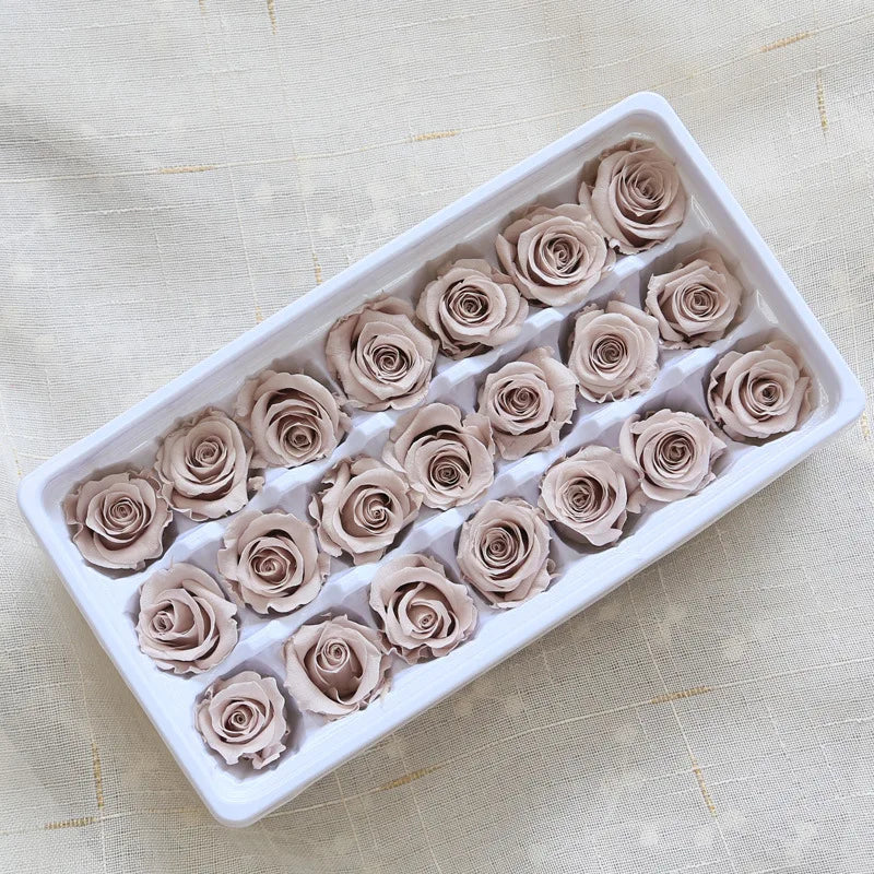 21Pcs/Box B Grade Eternal Moisturizing Roses Flowers Wedding Party Decoration Diy Valentine'S Day Mother'S Day Gift Box Cheap