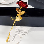 1pc Eternal Golden Rose Gift Box for Valentine S Day, Lasting Keepsake Present for Girlfriend Wife, Anniversary, Flowers